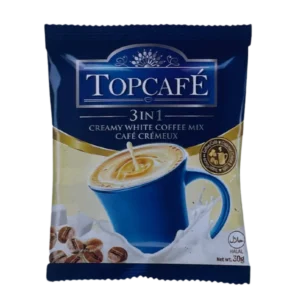 Topcafe 3 in1 creamy white cofee mix 25g 8pk