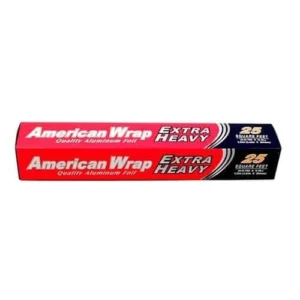 American wrap quality aluminum foil extra heavy 25 square sheet (8.33 yds x12 in).