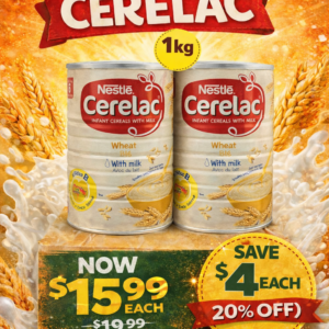Cerelac Wheat with Milk 1kg (2 pc Promo)