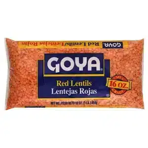 Goya red lentils lal masoor dal 454g