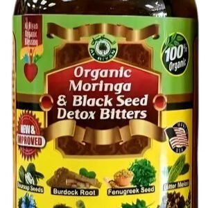 Alriyan organic moringa and black seed detox bitters 16oz