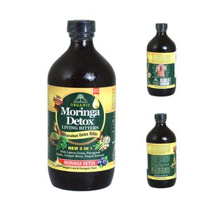Essential palace moringa detox living bitter (with lemon ,grass, garlic, e.t.c)16oz