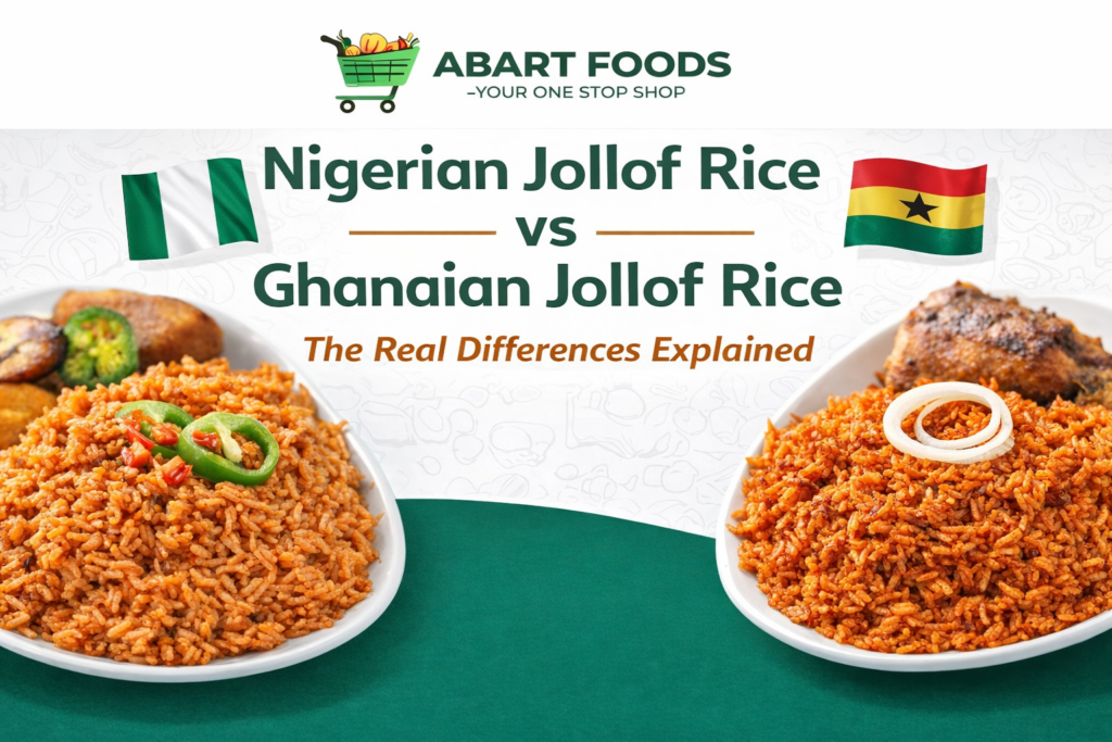 Nigerian jollof rice vs Ghanaian jollof rice