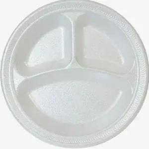 12ct Foam compartment plate