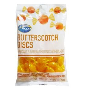 Arcor Butterscotch discs candy 227g