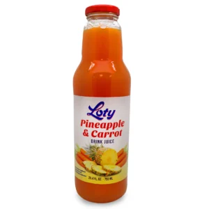 Loty pineapple and carrot drink juice 750ml