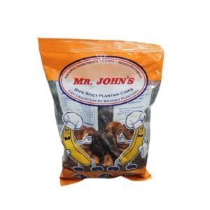 Mr johns ripe spicy plantain chips 400g