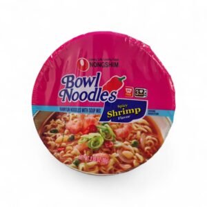 Nonshim Bowl Noodles Spicy Shrimp Flavor